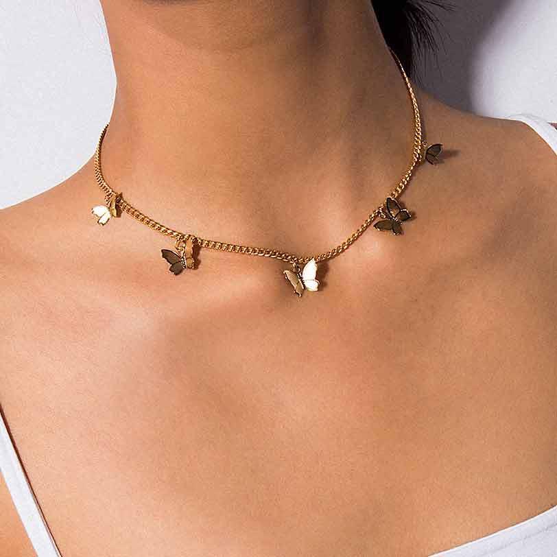Serenity Wings Multilayer Butterfly Necklace