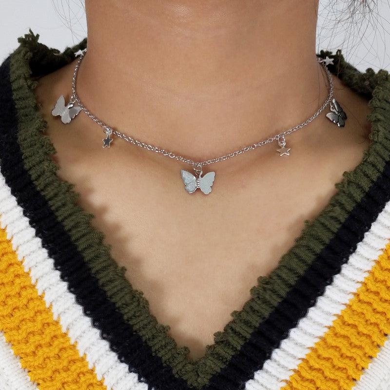 Serenity Wings Multilayer Butterfly Necklace