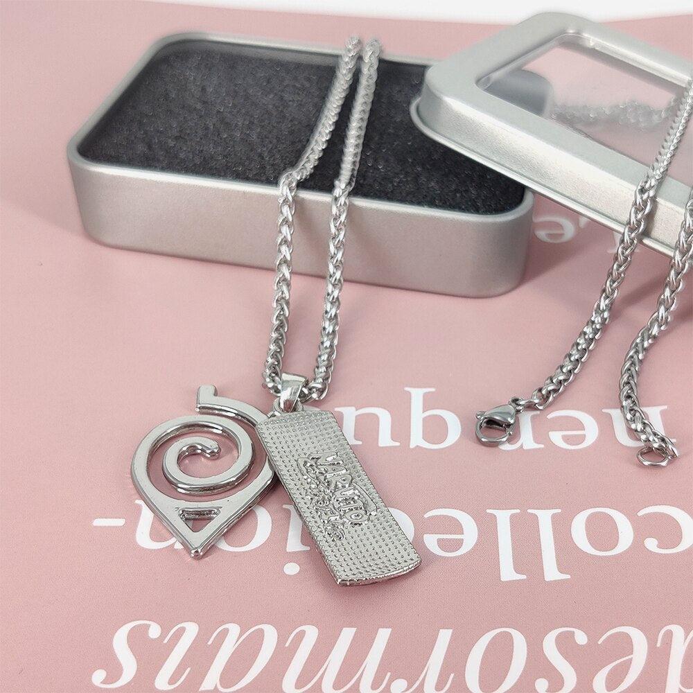 Shinobi Steel Ninja Star Pendant Necklace