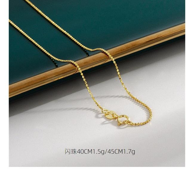 Luminous Aura: 18K Gold Plated Statement Necklaces