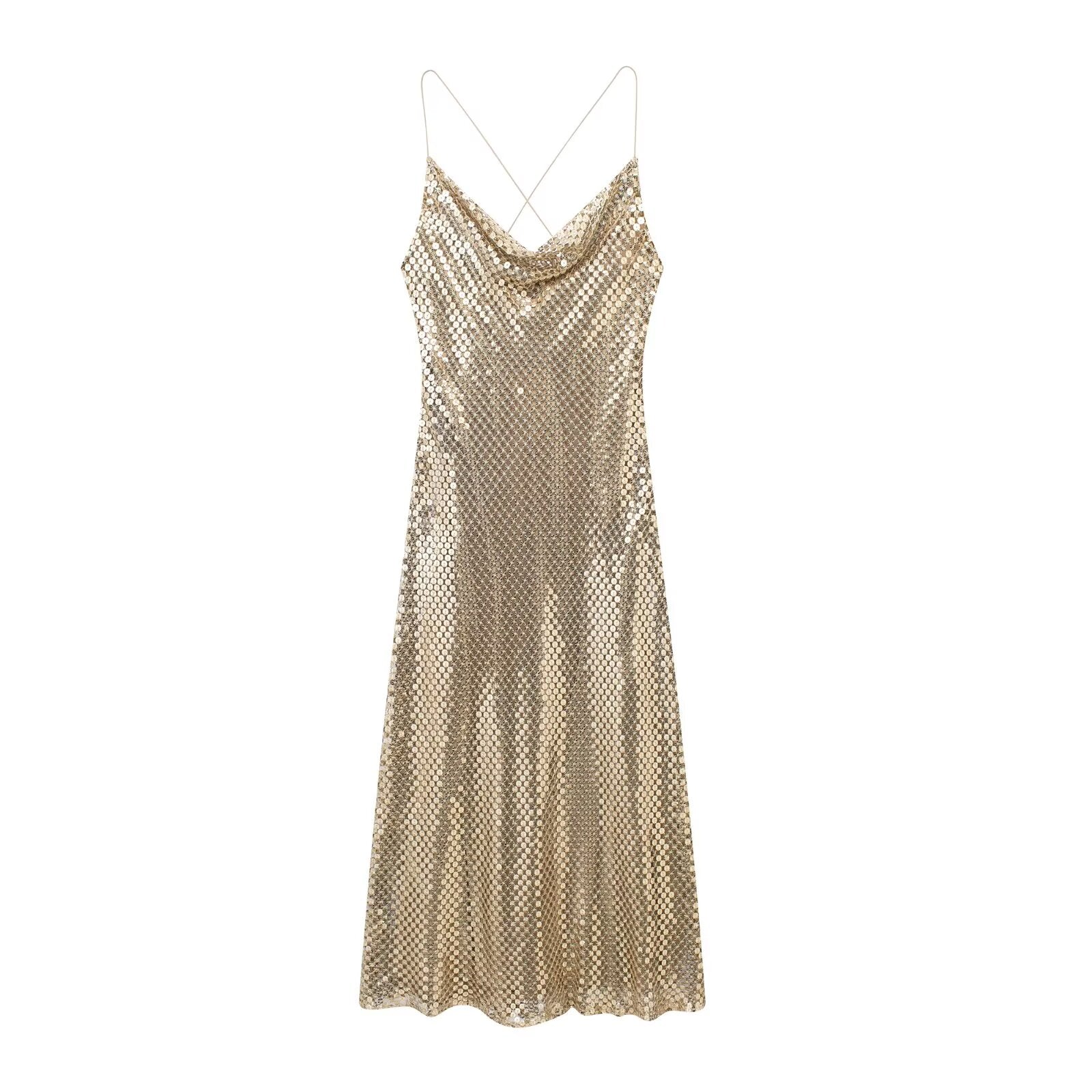 Spring Sequin: Mesh Underlay Dress