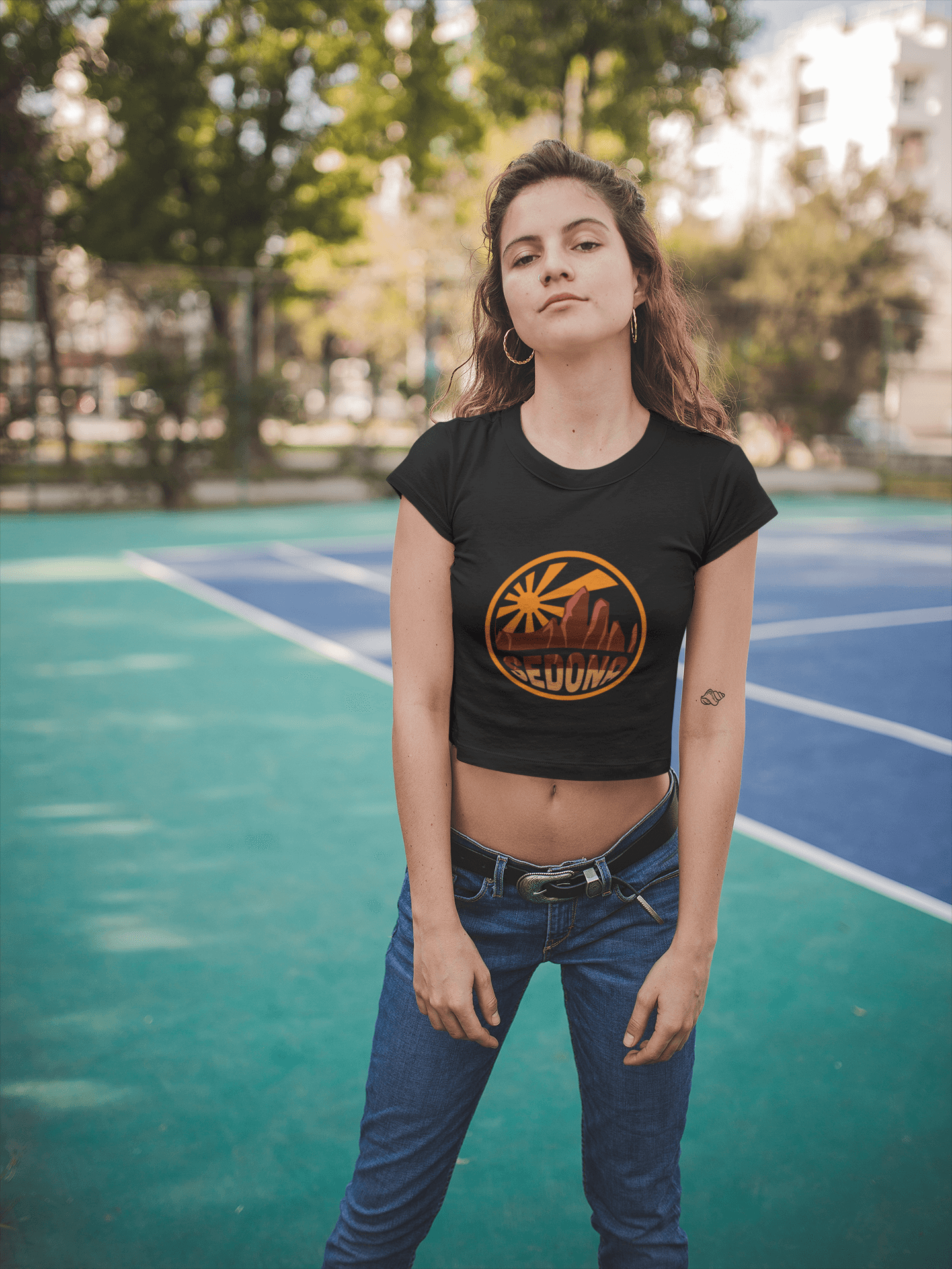 Sedona Sunset - Cropped T-Shirt