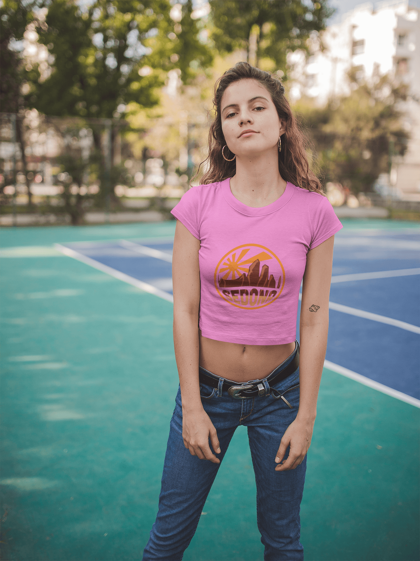 Sedona Sunset - Cropped T-Shirt