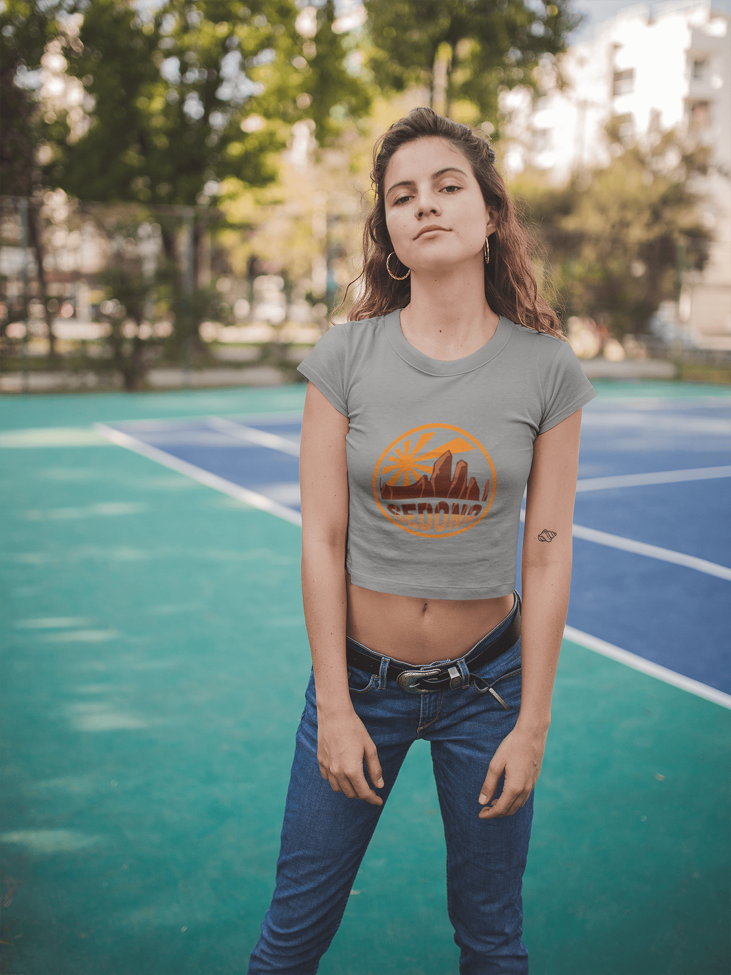 Sedona Sunset - Cropped T-Shirt