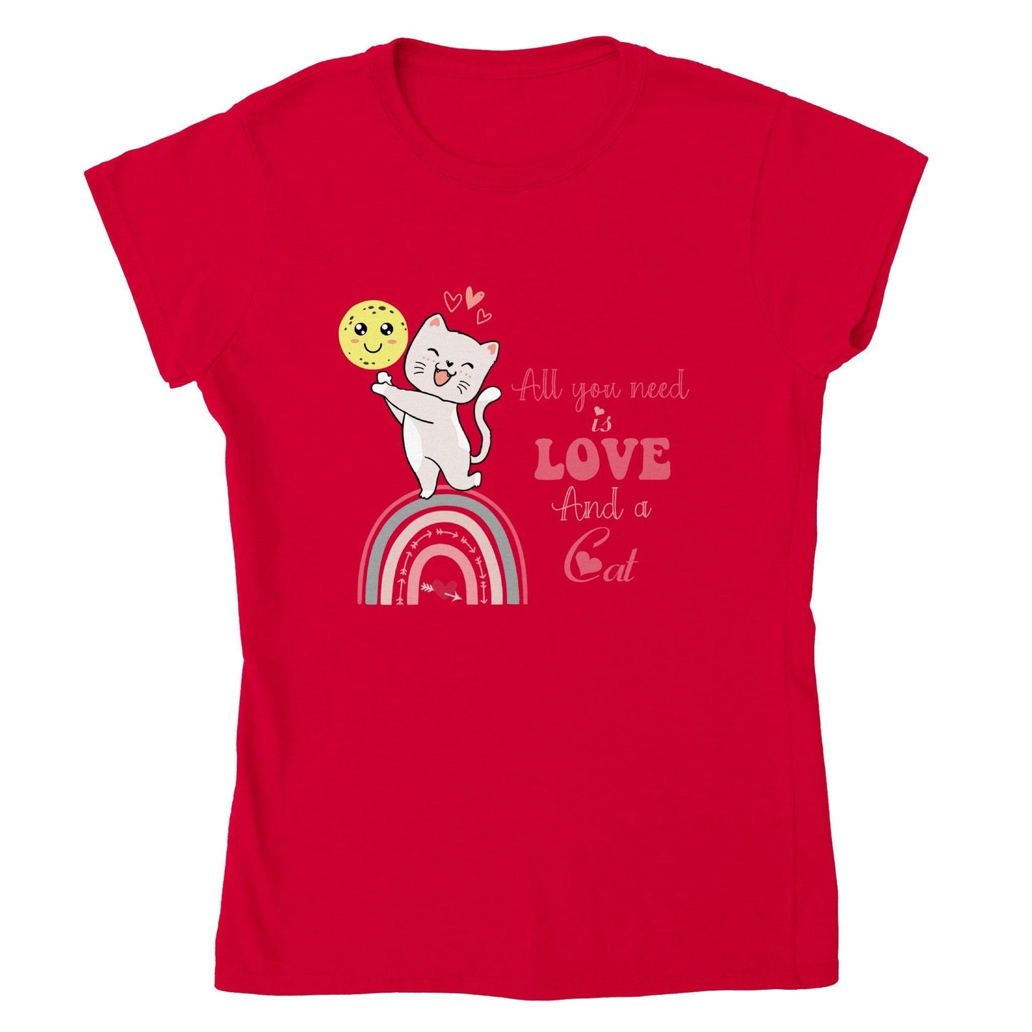 LOVE and a CAT VALENTINE T-shirt