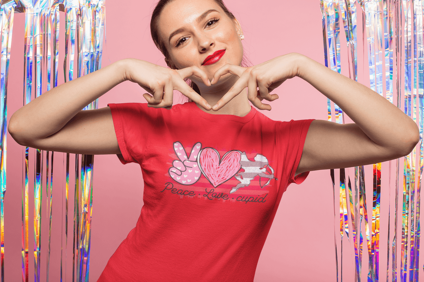 PEACE LOVE CUPID T-shirt