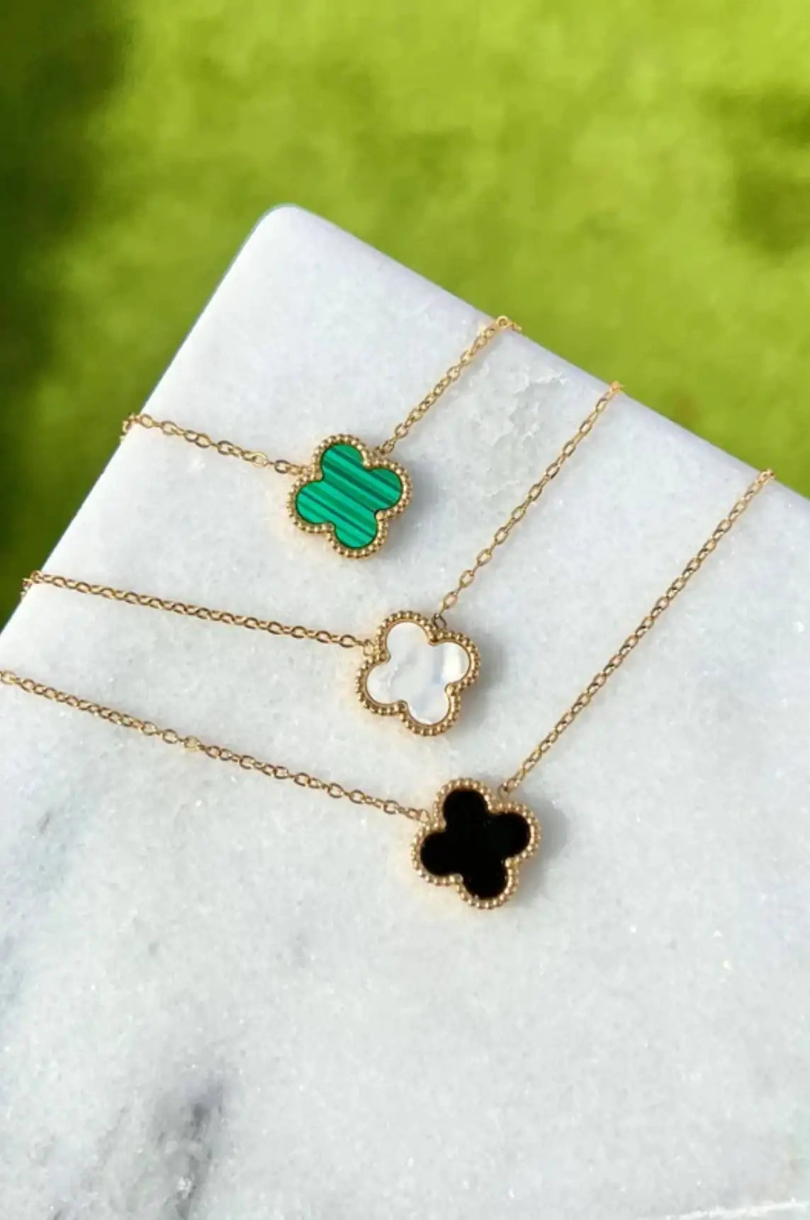 Clover Charm Necklace Collection