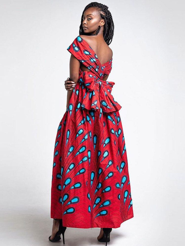 Print Strappy Dress