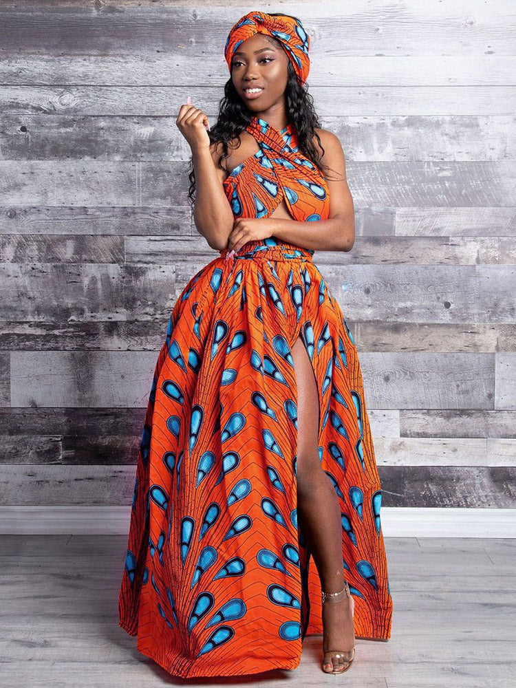 Print Strappy Dress