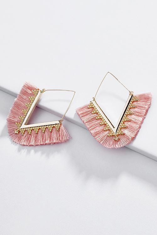 Tassels V Earring