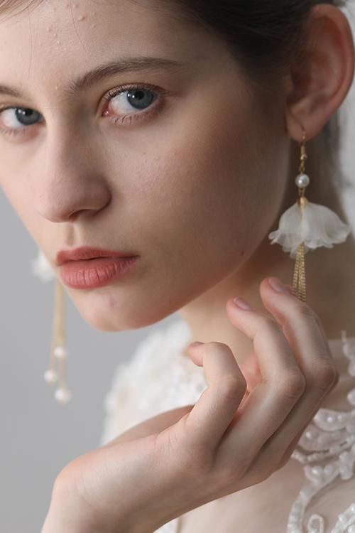 Pearl Flower Tassels Earring