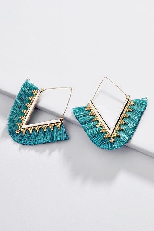 Tassels V Earring