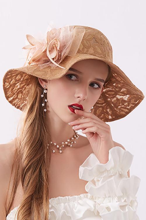 Lace Flower Hat