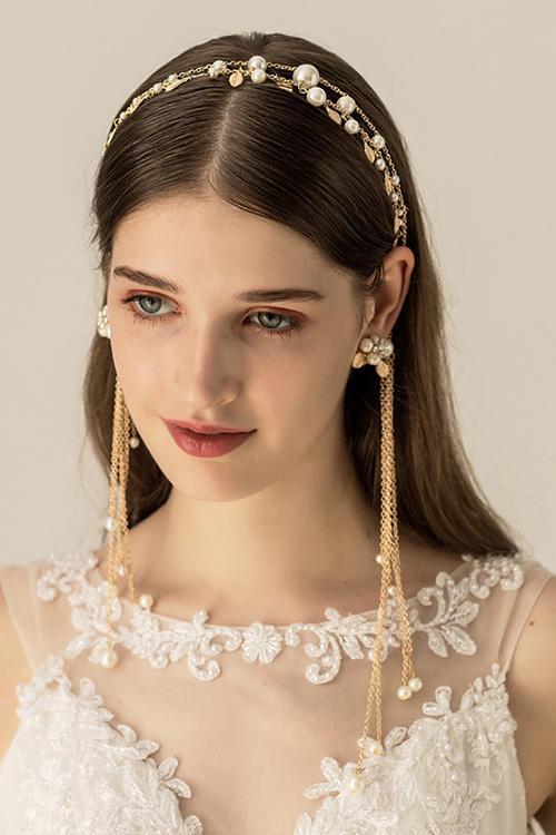 Pearl Tassels Headband