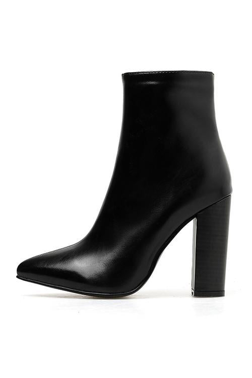 Point Toe High Heel Boots