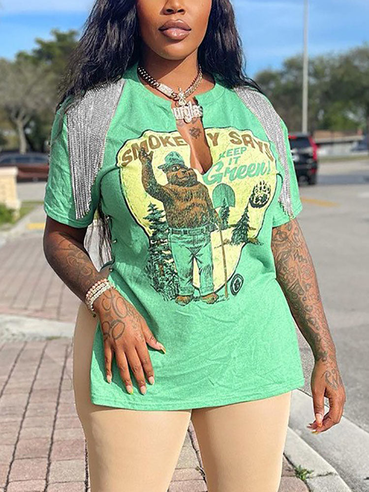 Loose Printed T-shirt