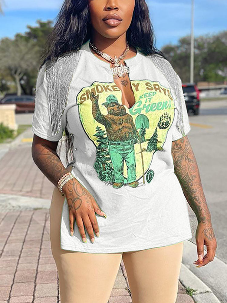 Loose Printed T-shirt