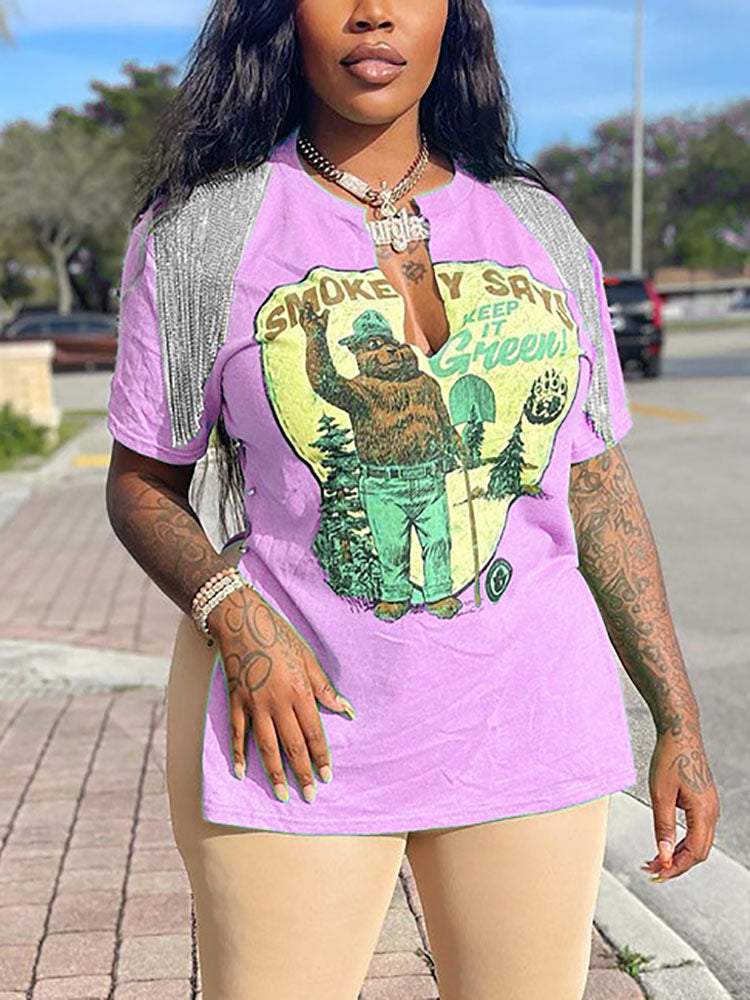 Loose Printed T-shirt