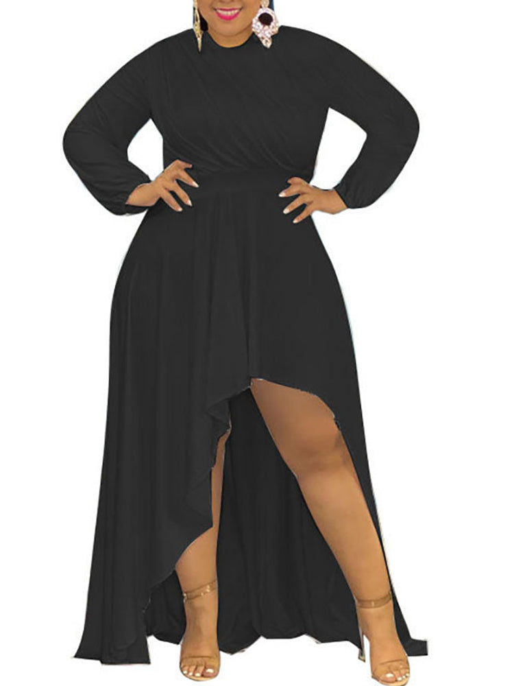 O Neck Maxi Dress