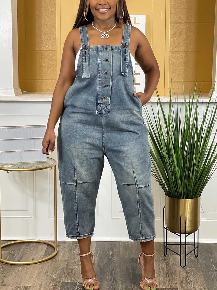 Vintage Denim Overall