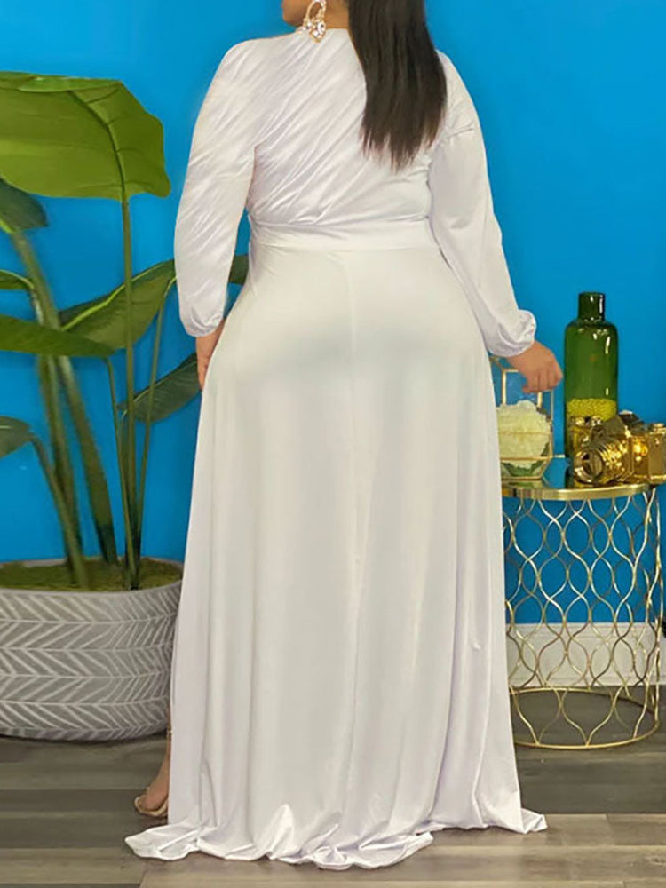 O Neck Maxi Dress