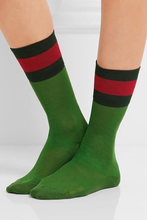 Color Block Stripe Socks