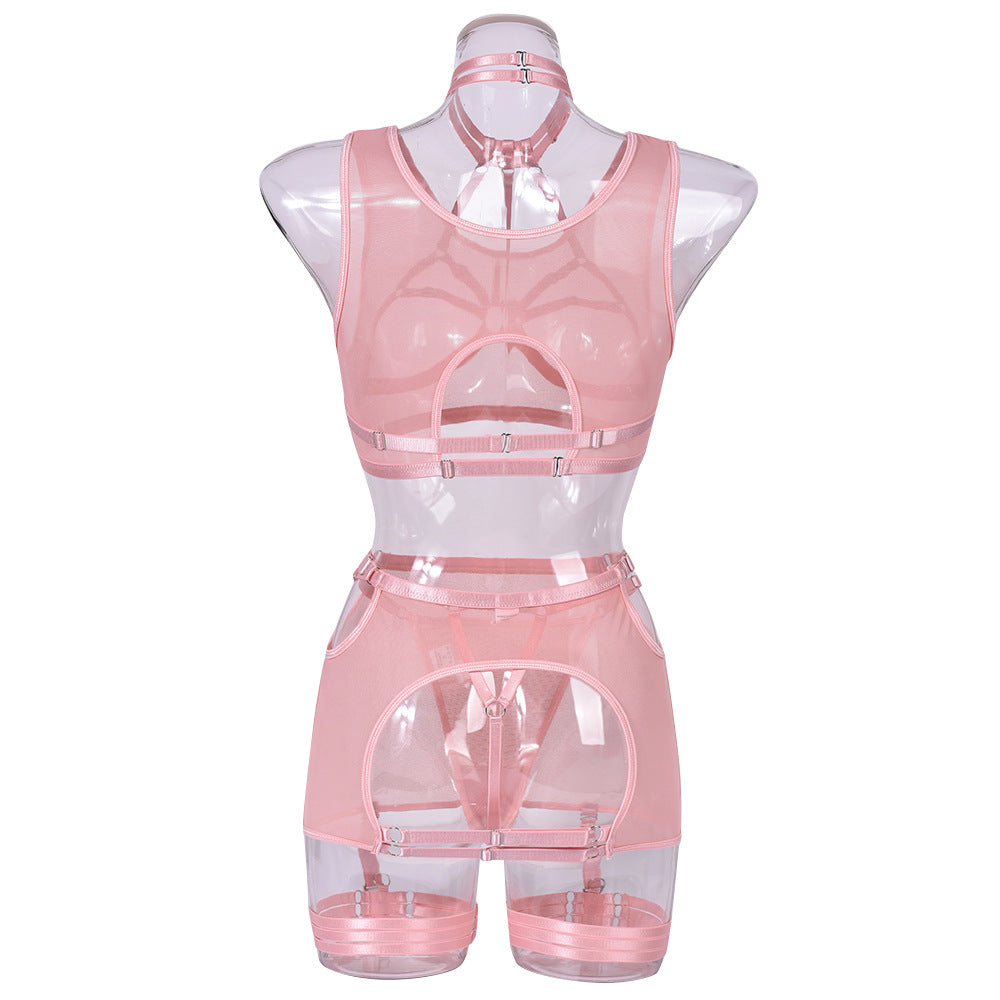Fun Lingerie Five Pieces Set 2 Colors