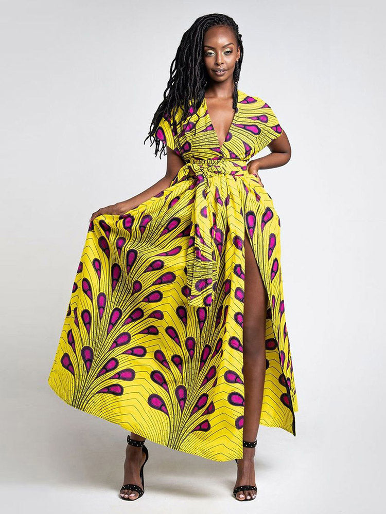 Print Strappy Dress