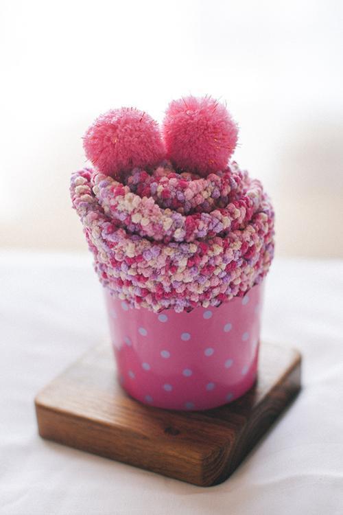 Pom-pom Fuzzy Socks