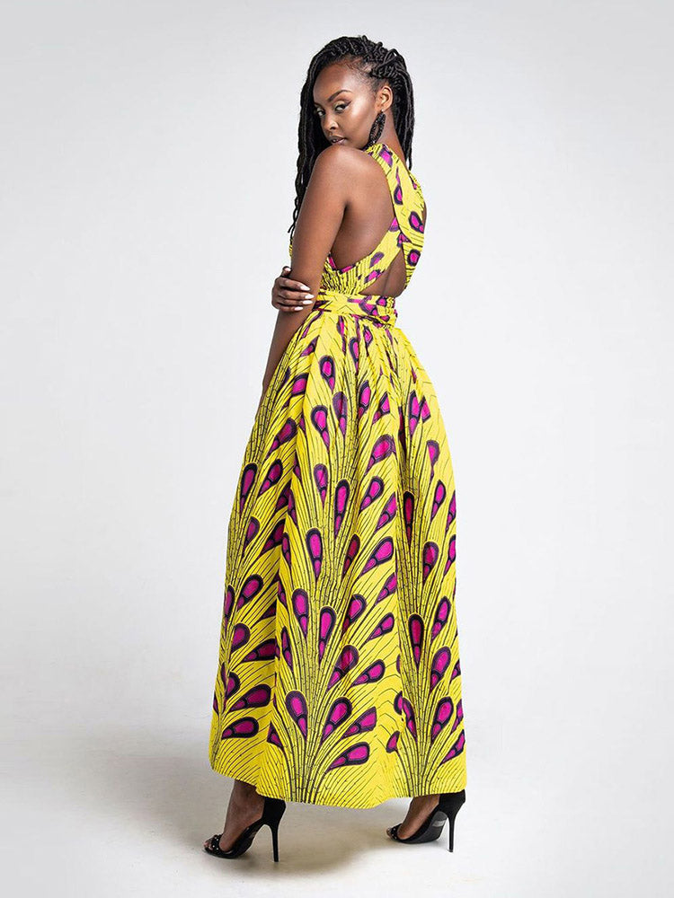 Print Strappy Dress