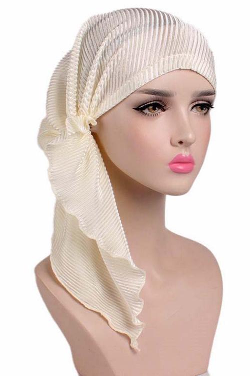 Pleated Hair Wrap