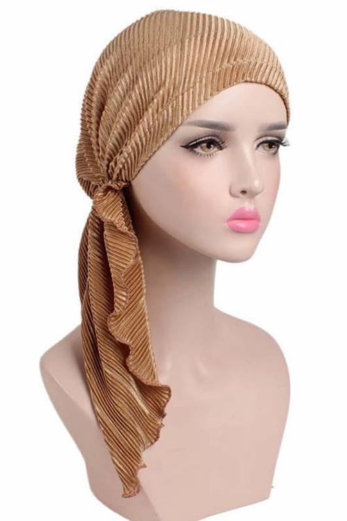 Pleated Hair Wrap