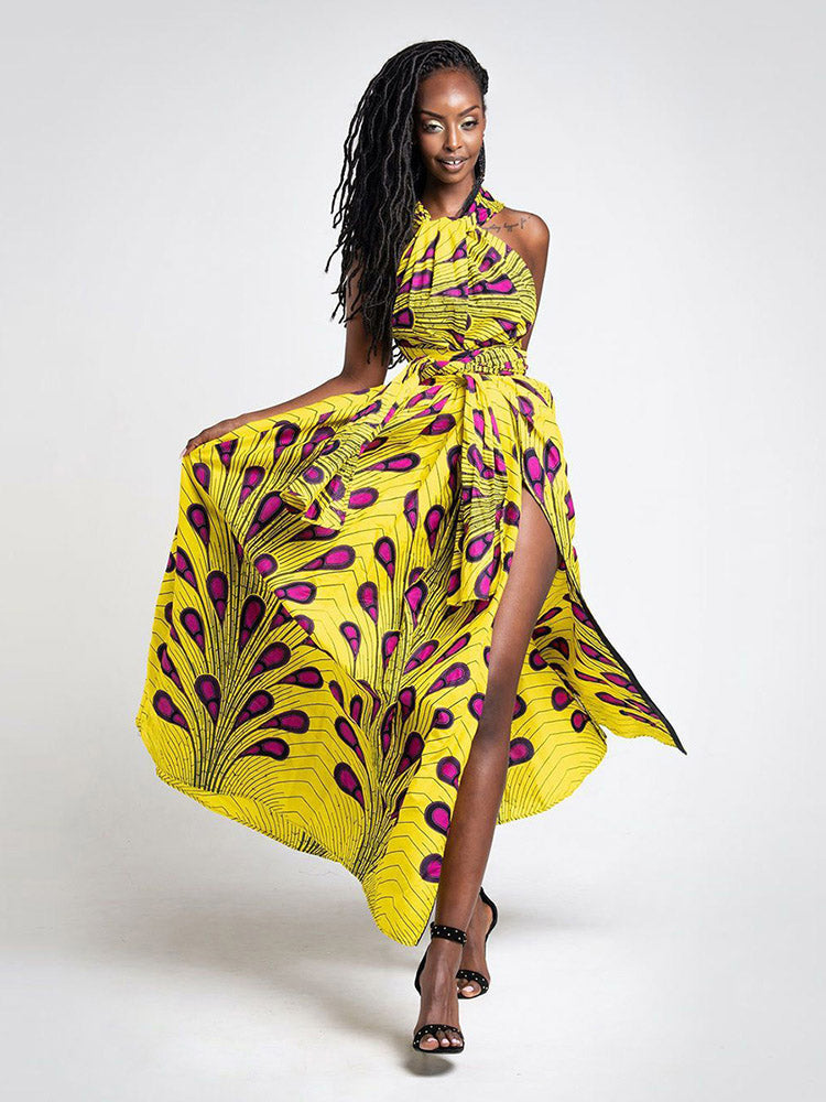 Print Strappy Dress