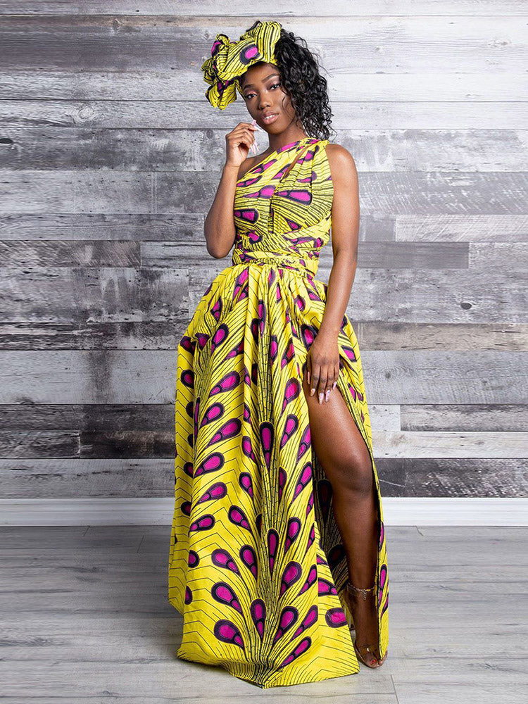 Print Strappy Dress