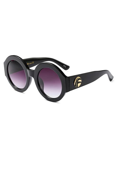 Color Block Bling Sunglasses