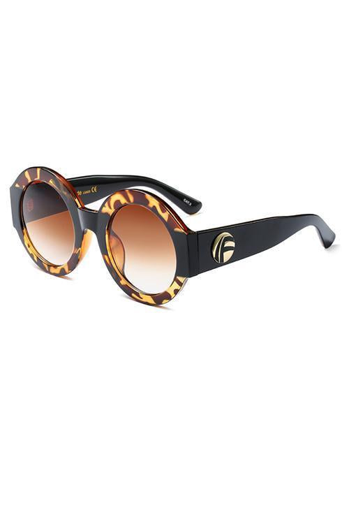 Color Block Bling Sunglasses