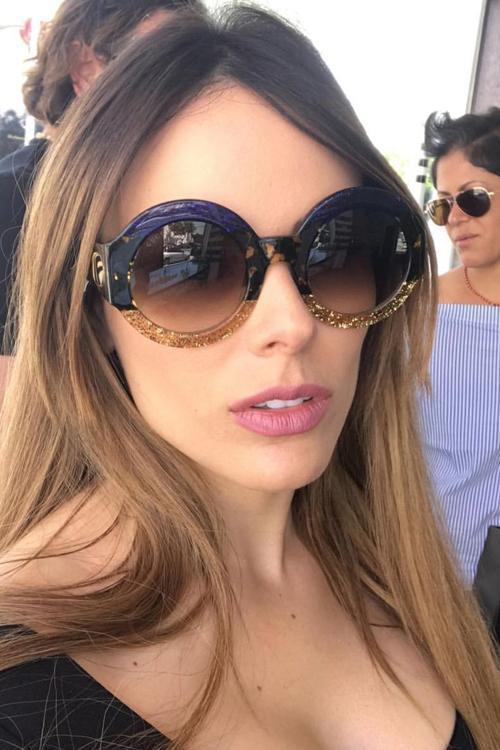 Color Block Bling Sunglasses
