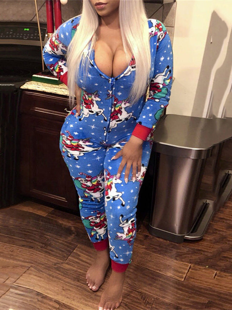 Christmas Pajamas Jumpsuit