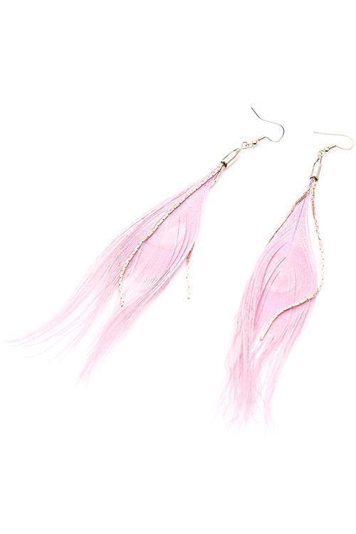 Peacock Feather Earring