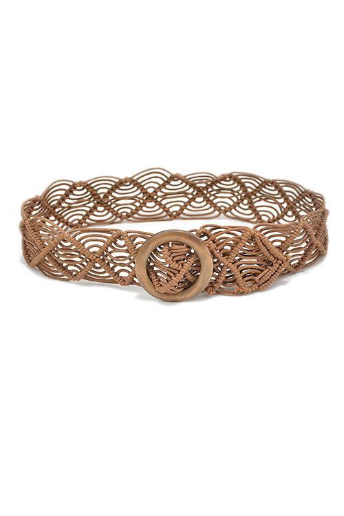 Weave Hollow O Belt