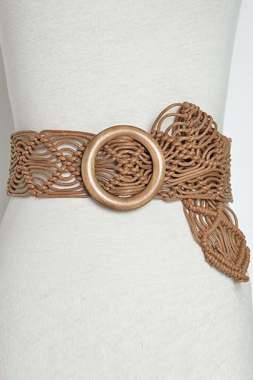 Weave Hollow O Belt