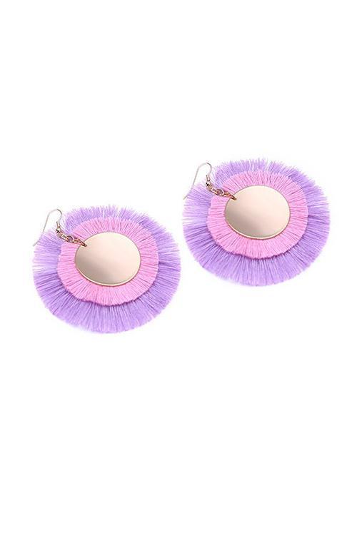 Sun Tassels Earring