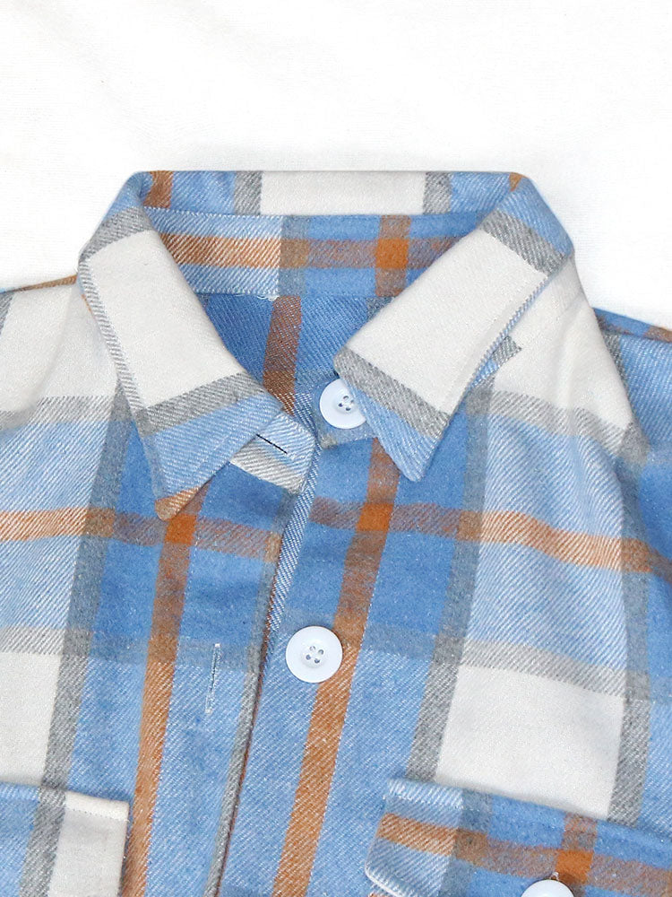Plaid Cotton Cardigan