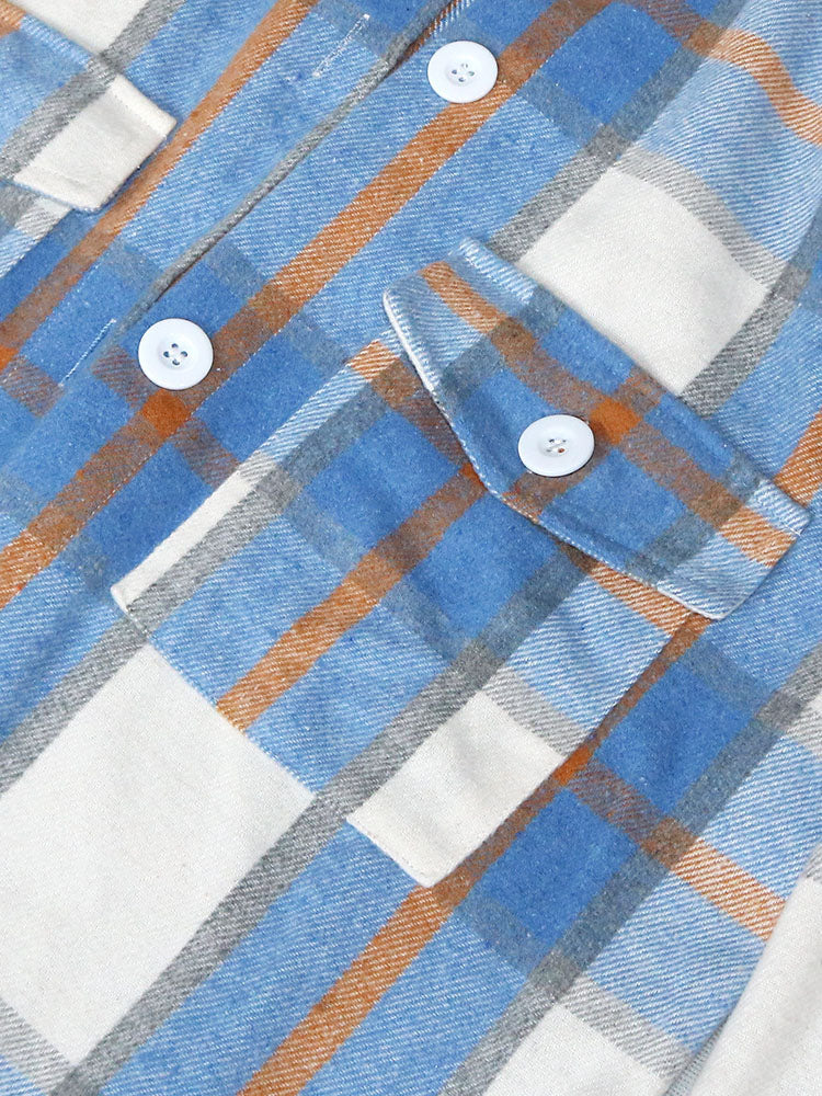 Plaid Cotton Cardigan