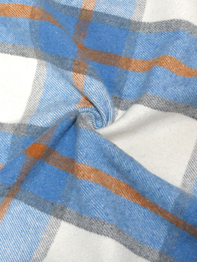 Plaid Cotton Cardigan