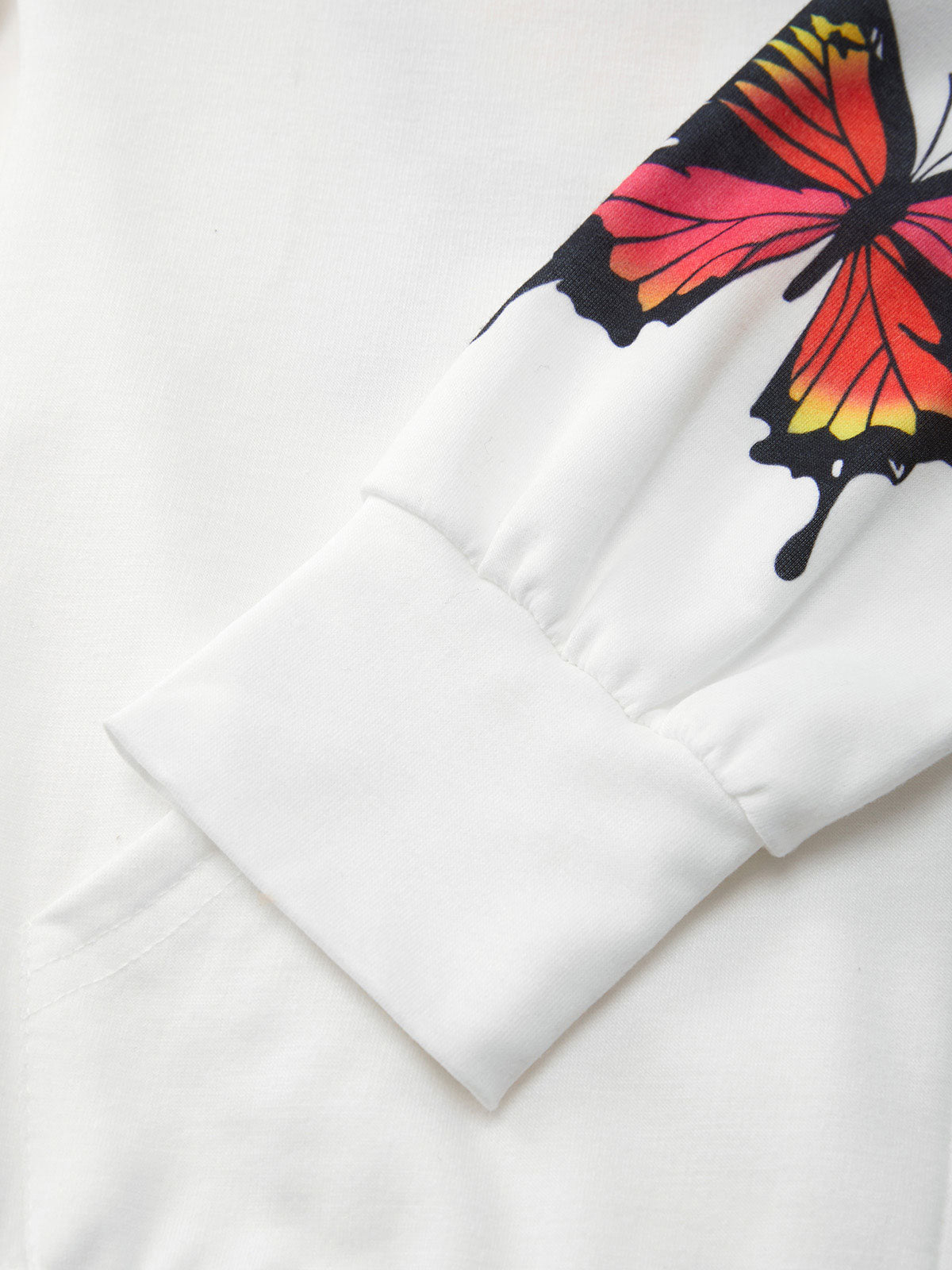 Long Sleeve Butterfly Two-Piece Outfit