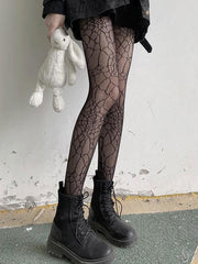 Mesh Spider Web Tights