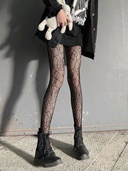 Mesh Spider Web Tights