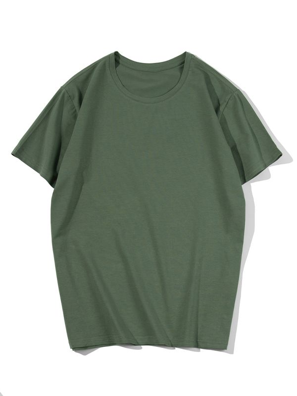 Men's Simple Cotton Short Sleeve Tee