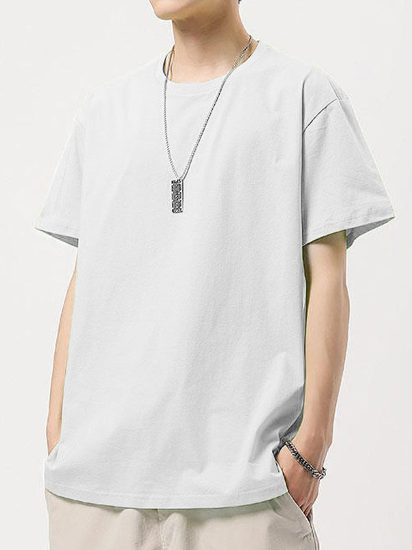 Men's Simple Cotton Short Sleeve Tee